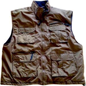 Alaska Bay Outfitters Vest Taupe Tan Outerwear Unisex Coat Size 2X